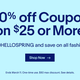 25% off when you spent $25 or more on fashion and beauty from eBay with code C20HELLOSPRING